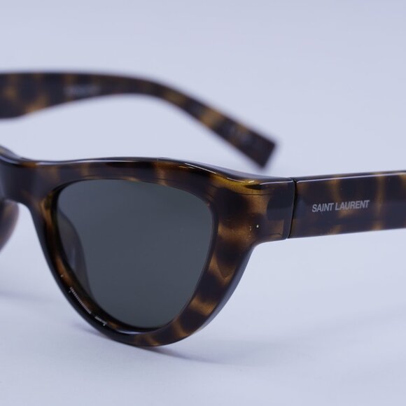 🕶️ New Saint Laurent SL676 003 Sunglasses - Dark Havana Frame, Grey Lenses - Picture 4 of 11